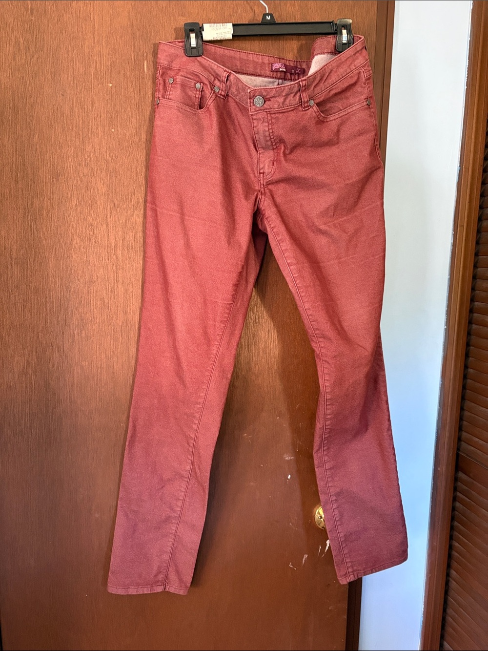 Prana Women's Brick Red Straight-Leg Jeans